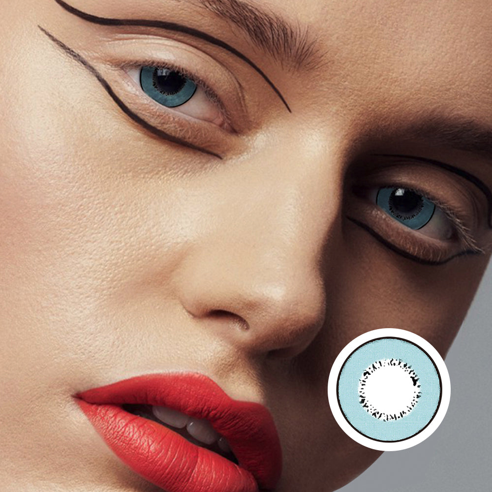 Harajuku Storm Blue | Moxielens Ocean Mist Colored Contacts