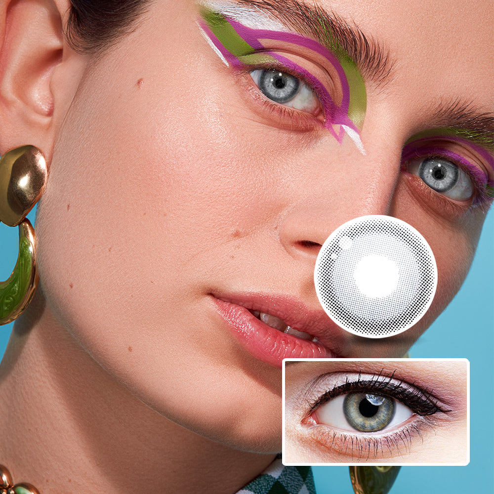 Bluish Gray | Moxielens Moonlight Colored Contacts