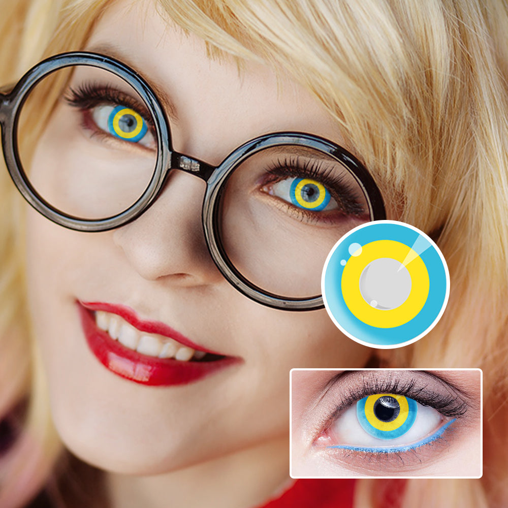 Blue And Yellow Set | Moxielens Ocean Mist Colored Contacts