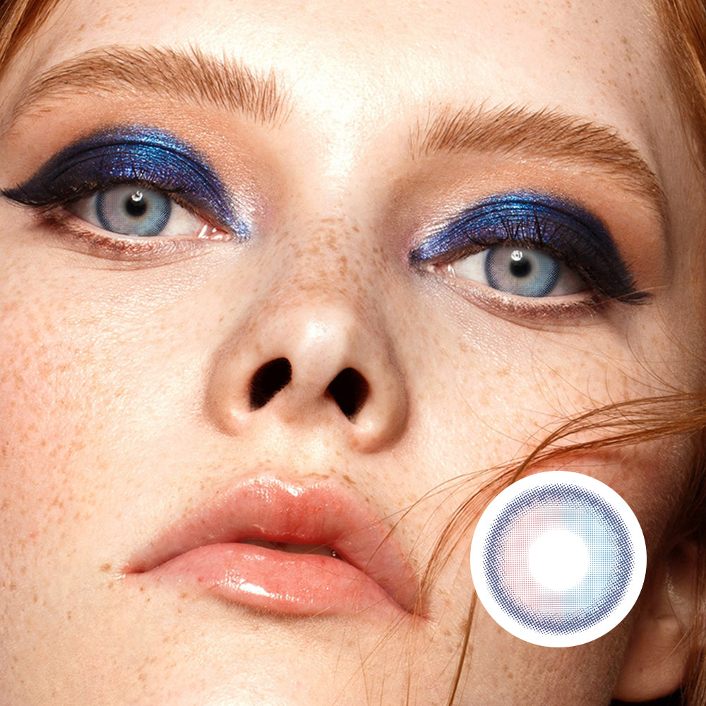 Half Sugar Evening-Pink Blue | Moxielens Ocean Mist Colored Contacts