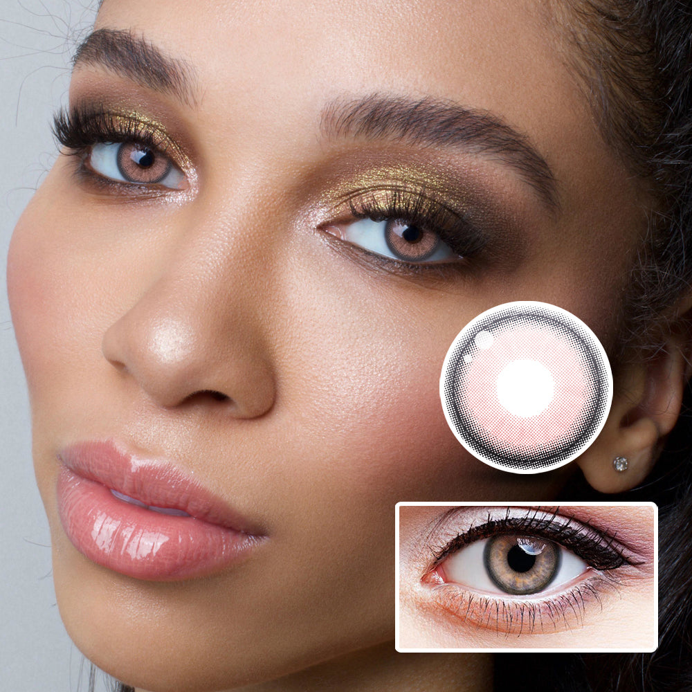Pear Pear Powder | Moxielens Rosy Bloom Colored Contacts