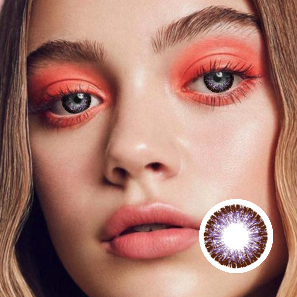 Super Luminous Purple | Moxielens Aurora Veil Colored Contacts