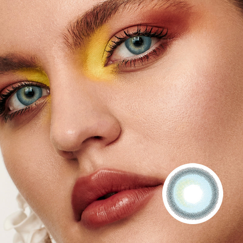 Milk Bag Blue | Moxielens Ocean Mist Colored Contacts