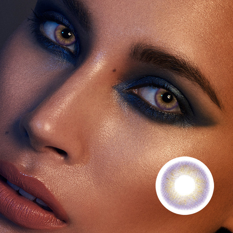 Raspberry Purple | Moxielens Aurora Veil Colored Contacts