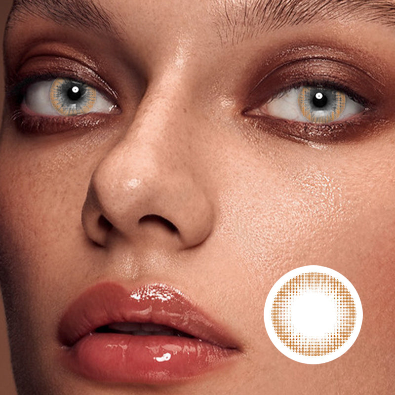 Louis Brown | Moxielens Earth Glow Colored Contacts