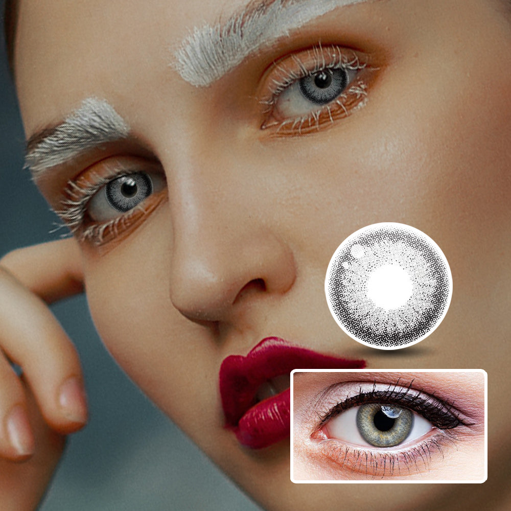 White Dawn Grey | Moxielens Moonlight Colored Contacts