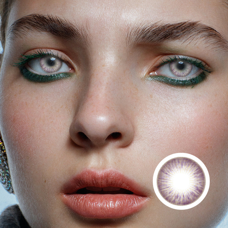 Star Key Pink Violet | Moxielens Aurora Veil Colored Contacts