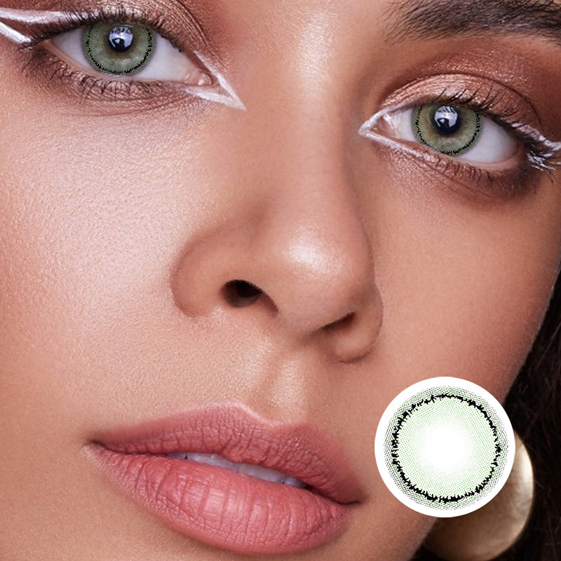 Tear Green | Moxielens Botanical Haze Colored Contacts
