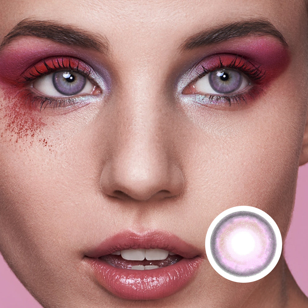 Starling-Violet | Moxielens Aurora Veil Colored Contacts