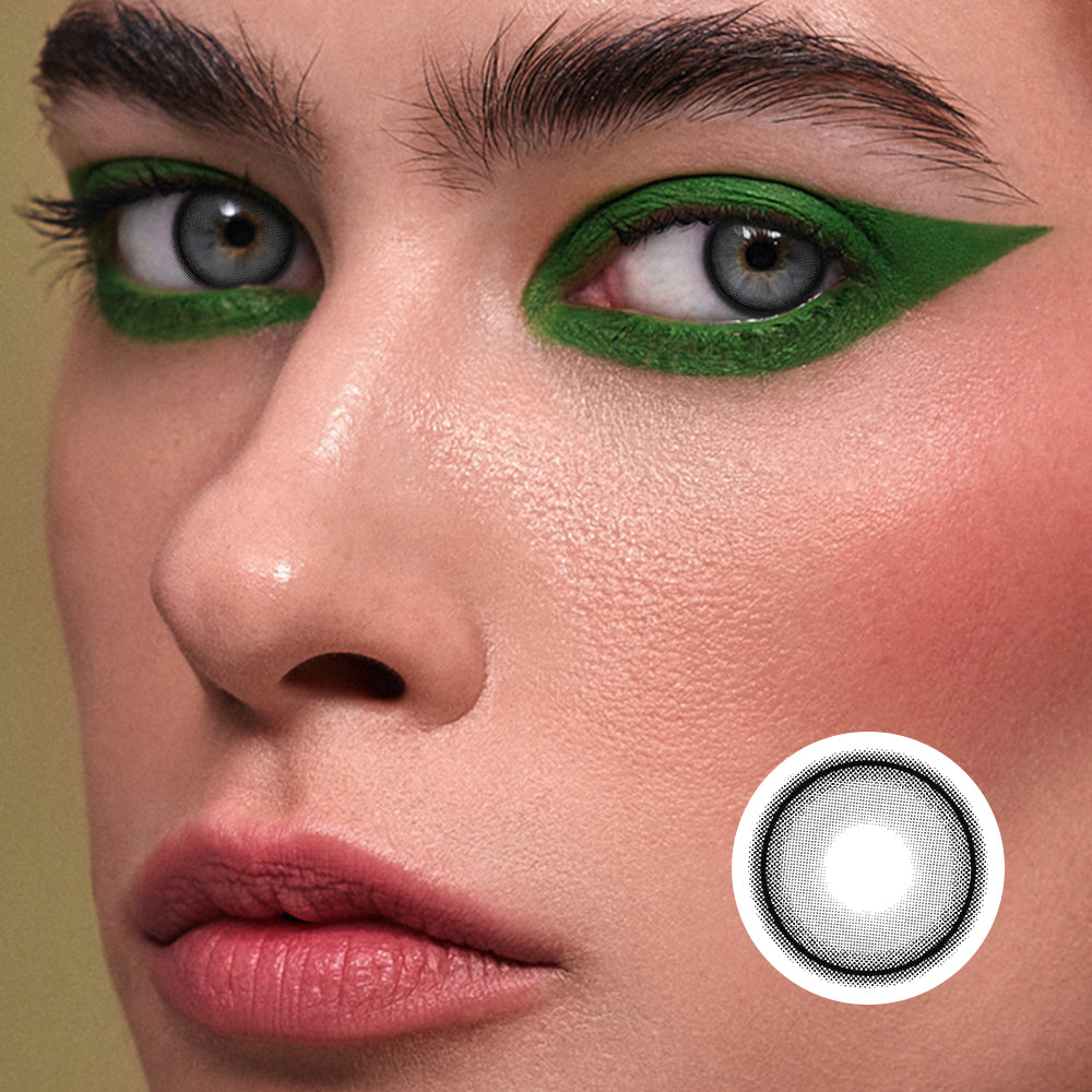 Small Black Beans | Moxielens Midnight Edge Colored Contacts