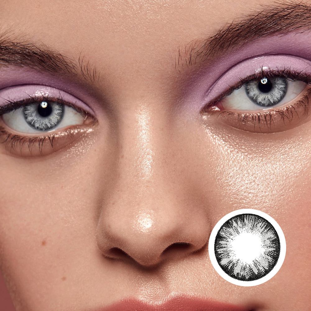 Big Eyes Girl Black | Moxielens Midnight Edge Colored Contacts