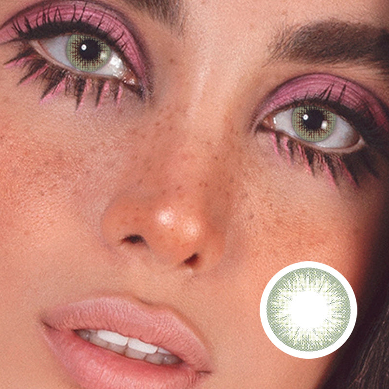 Star Pure Gray Green | Moxielens Botanical Haze Colored Contacts