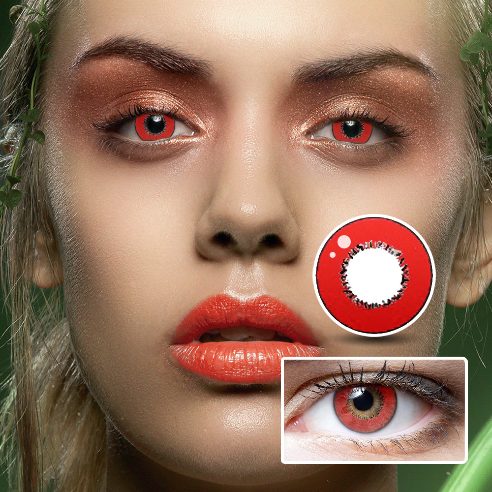 Harajuku Storm Red Change | Moxielens Fantasy FX Colored Contacts