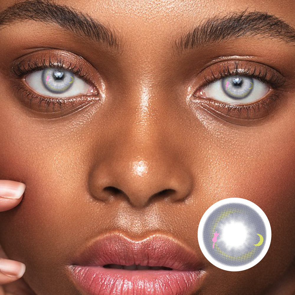 Catnip Girl Purple | Moxielens Aurora Veil Colored Contacts