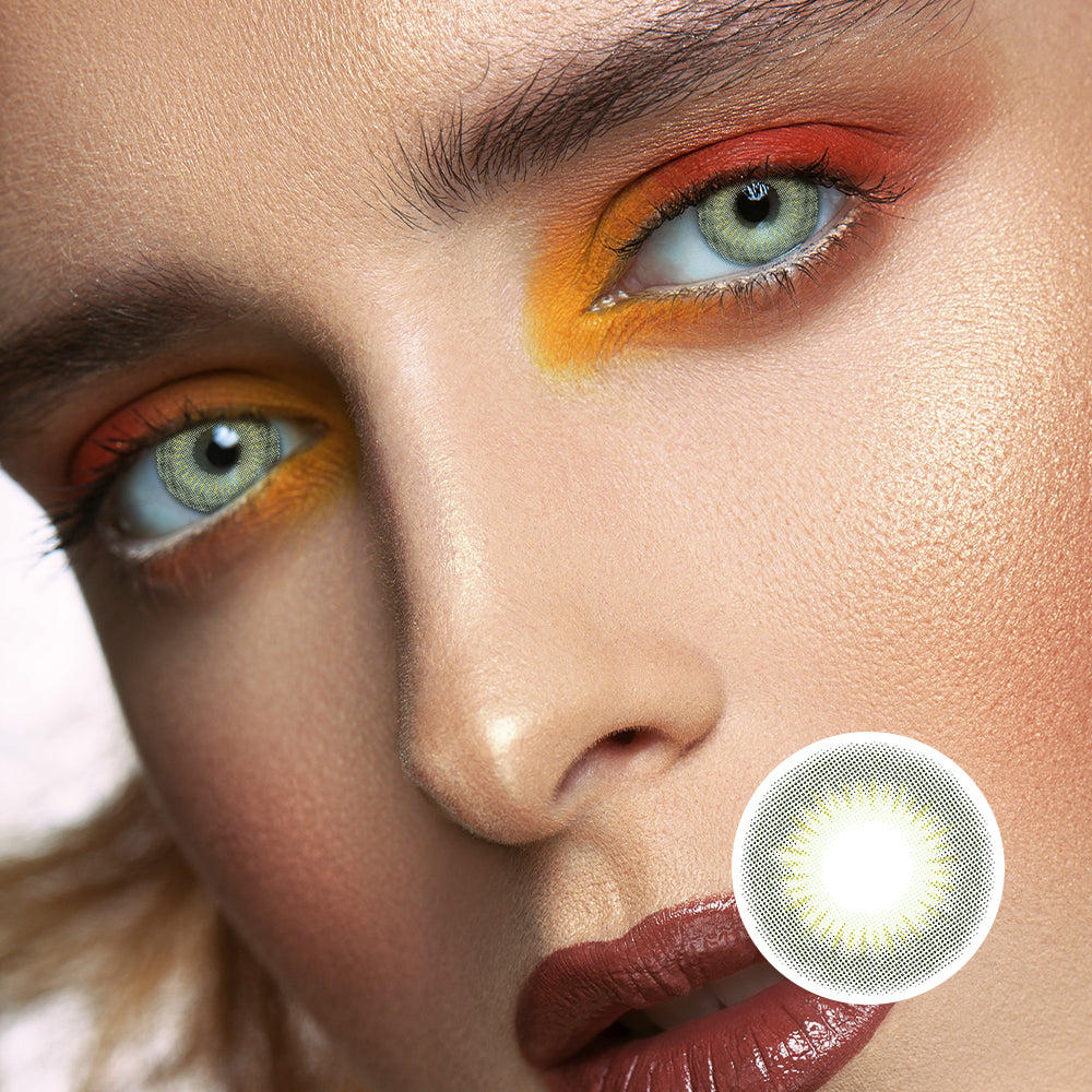 Moon Rabbit Green | Moxielens Botanical Haze Colored Contacts