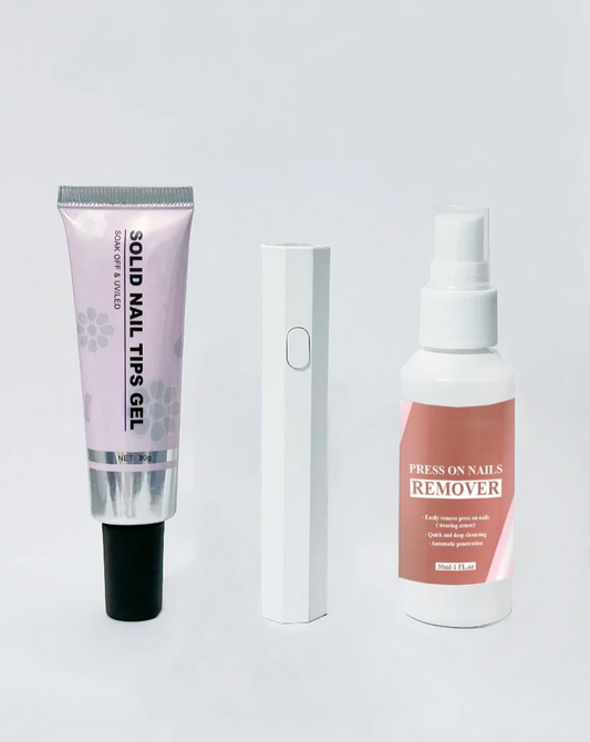Reaispace マジック ソリッドネイルグルーキット (3in1)