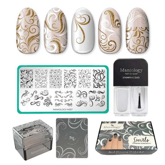 Timeless Swirls: Nail Stamping Starter Kit